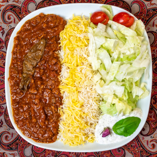 Gheimeh-bademjan (Vegan)